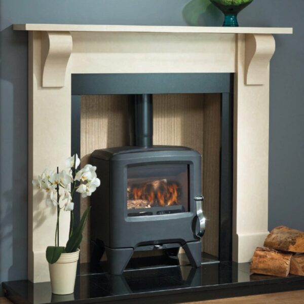 Marble Flames Stove Beam