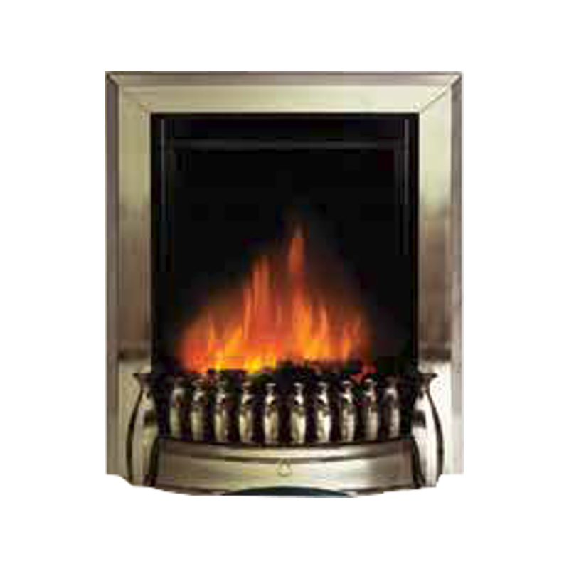 Dimplex Exbury Chrome Optiflame Freestanding or Inset Electric Fire 