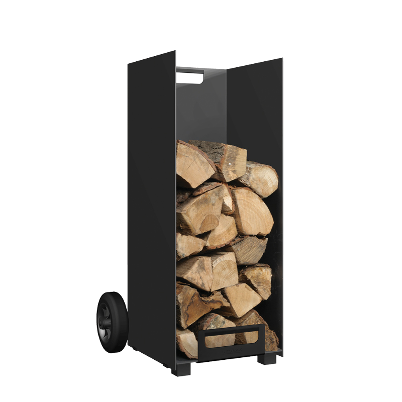 Stovax Black Log Holder Flames Fireplaces Banbridge Belfast Northern Ireland