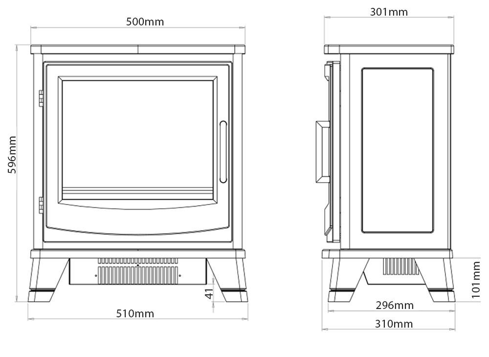Gallery Solano Dimensions