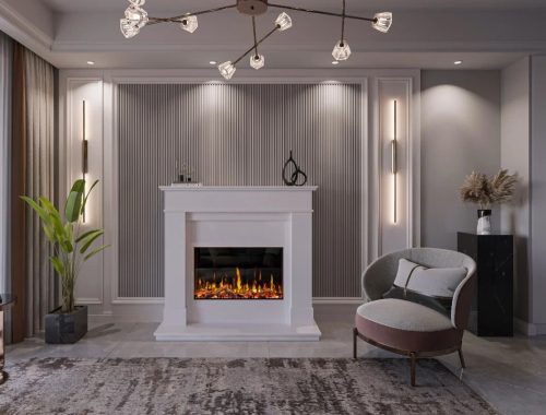 Flamora Parma Electric Fireplace Suite - Flames & Fireplaces