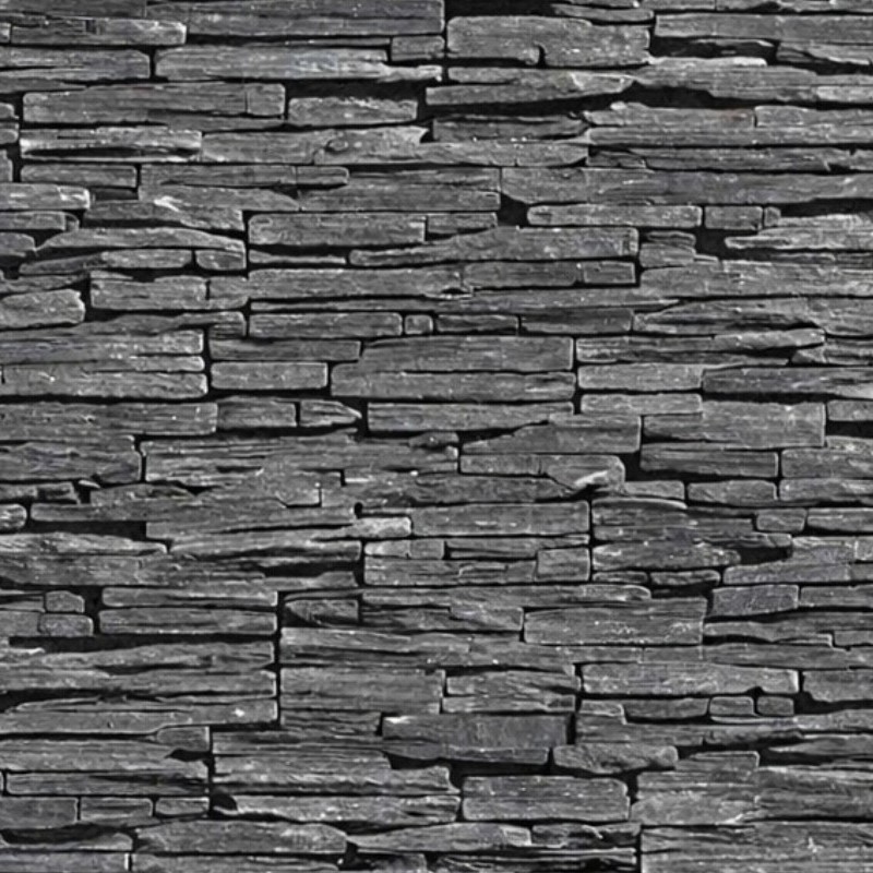 Tier Stone Multipack Cladding - Thin Black Slate