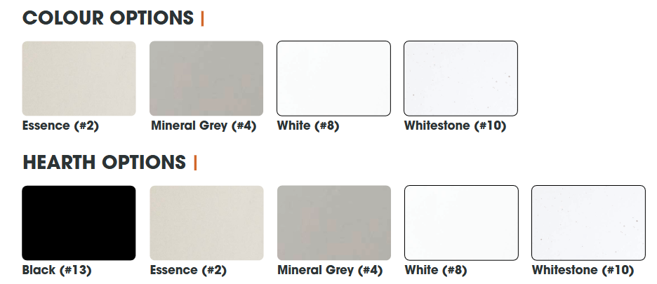 Evonic Broadway Colour Options